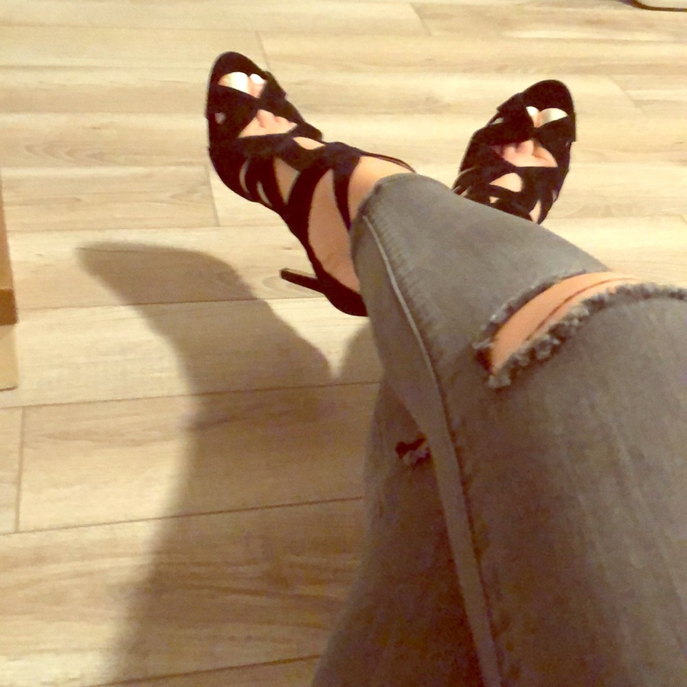 Zara Black Heels